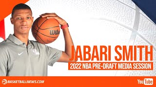 Jabari Smith Pre-Draft Media Availability | 2022 NBA Draft Prospect