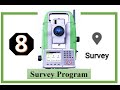 Leica TS 07 -Survey Program/ رفع وحفظ الاحداثيات