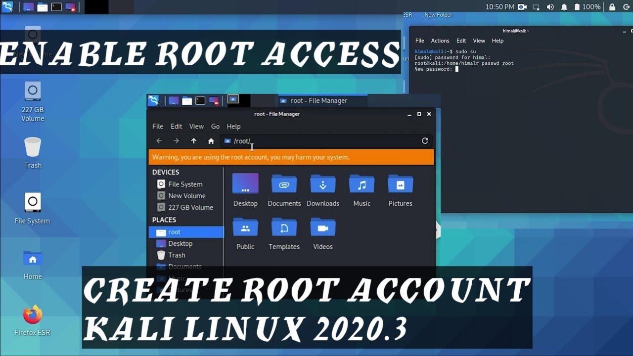 Enable root
