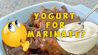 YOGURT Marinated MUTTON CURRY |  KARI Daging KAMBING perap YOGURT