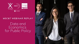 Webinar - MSc\u0026T Data and Economics for Public Policy