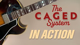 The CAGED System in Action - How to USE the CAGED System for rhythm and lead - Guitar Lesson EP519