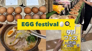 Japanese egg festival in sunshine city🥚🍳