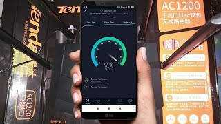 Wifi 2,4 GHz  vs 5 GHz  speed test Tenda AC11 / difference between 2.4 vs 5ghz wireless