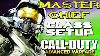 Advanced Warfare - "MASTER CHIEF" Halo Spartan Class Setup (Call of Duty AW) Best Class | Chaos