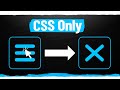 How To Build An Animated Hamburger Menu With Only CSS
