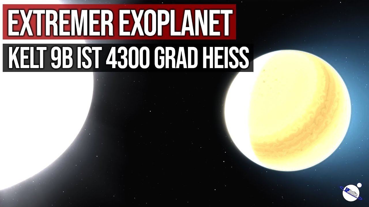 Extremer Exoplanet - KELT-9b Ist 4300 Grad Heiss - YouTube