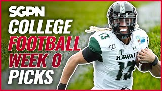 College Football Picks Week 0 - College Football Predictions 8/27/22 - CFB Picks - Sports Gambling
