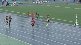 ㊿3けいと4年生以下男子100m 第39回葛飾区陸上競技選手権大会20240714