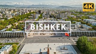 Bishkek , Kyrgyzstan 🇰🇬 | 4K Drone Footage