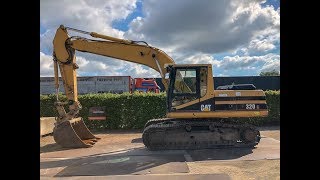 Caterpillar 320S 1994 tracked excavator demonstration