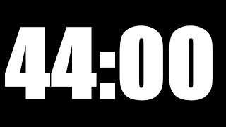 44 MINUTE TIMER | LOUD ALARM  ⏰