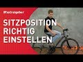 Sitzposition auf dem Fahrrad richtig einstellen