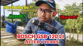 Review bosch gsb 120 li cordlessdrill selepas 4 tahun dibeli/digunakan