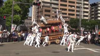 2017年　神戸　灘だんじりパレード⑦　練り・上野