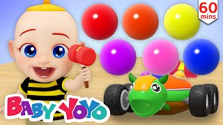 The Colors Song (Wooden Turtle Balls) + more nursery rhymes & Kids songs -Baby y