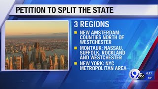 Petition to split NY into 3