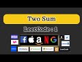 Array interview problem and Java code || Two Sum - Blind 75:  Leetcode 1 || Sorting || java code
