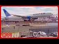 United jet just 19 feet above turnpike, striking light pole; JetBlue flight in close call
