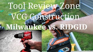 Ridgid OCTANE vs. Milwaukee Gen3 Drill Driver (TRZ vs. VCG) Update