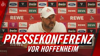 LIVE: Pressekonferenz mit Steffen BAUMGART vor Hoffenheim | 1. FC Köln | Bundesliga