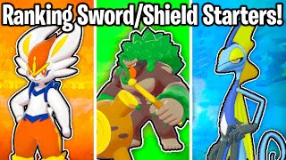 RANKING ALL 3 STARTER POKEMON IN SWORD AND SHIELD FROM WORST TO BEST!