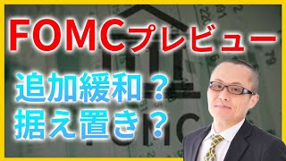 【FX】FOMCプレビュー 焦点は量的緩和拡大の議論と追加緩和の行方