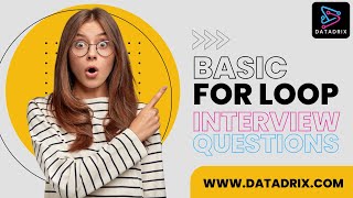 Python Basic For Loop Questions For Beginners | Python Programming | Datadrix