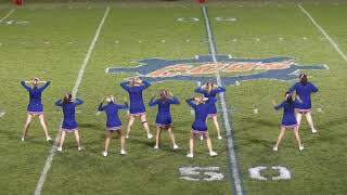 Genoa Kingston Cheerleaders Perform at Winnebago Half-time