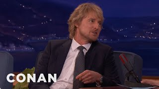 Owen Wilson Is Learning To Be Happy With Middle Age | CONAN on TBS