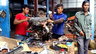 Repair Engine of Vigo រើរៀបម៉ាស៊ីន Vigo Part1