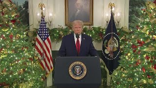 President Trump Announces Military Holiday Bonus, Touts Achievements (Primetime Address)