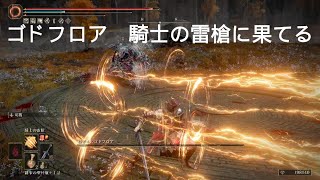 エルデンリング　DLC(６周目)　ゴドフロア　騎士の雷槍に果てる