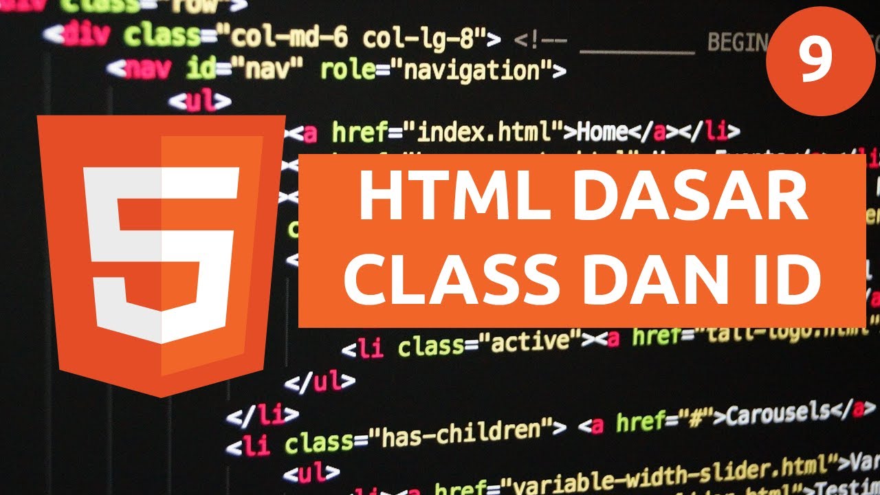 Belajar HTML Dasar - Perbedaan Class Dan Id - YouTube