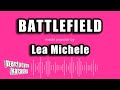 Lea Michele - Battlefield (Karaoke Version)