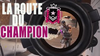 LE RETOUR DE LA ROUTE DU CHAMPION JE SUIS À MON PRIME AVEC 17 KILLS EN RANKED ! RAINBOW SIX SIEGE