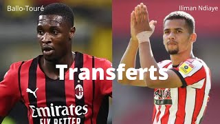 Transferts: Ballo-Touré reste au Milan AC, négociations pour la prolongation d'Iliman Ndiaye