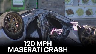 Video shows deadly stolen Maserati crash | FOX6 News Milwaukee