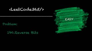Reverse Bits | LeetCode 190 - Python Solution