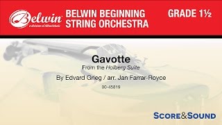 Gavotte, arr. Jan Farrar-Royce – Score \u0026 Sound