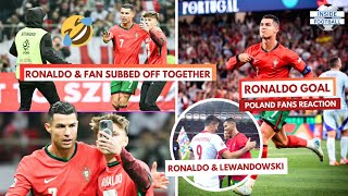 Ronaldo Goal vs Poland (Poland Fans Reaction) || 🤣Ronaldo \u0026 Fan Subbed-Off Together! ❤️Moment