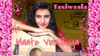 Maate Vinadhuga/Taxiwaala/ jannat Khan / guitar cover