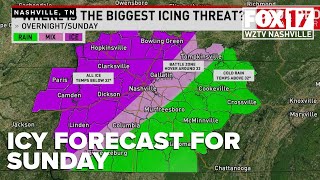 Ice accumulation expected after Middle Tennessee's snowfall: What to expect tomorrow