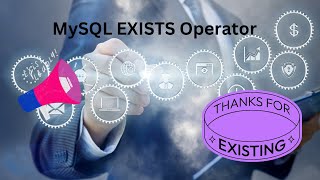 SQL Tutorial - SQL EXISTS and NOT EXISTS Operator | MySQL command | beginner MySQL