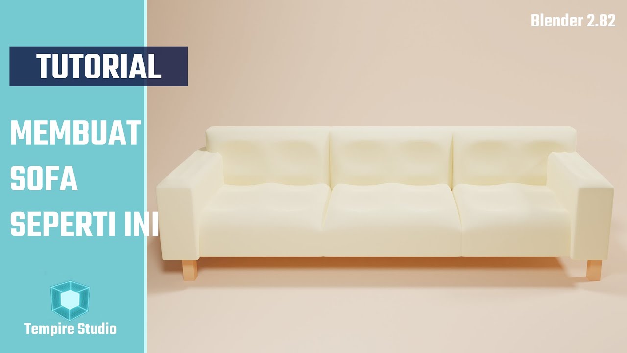 3 Menit Membuat Sofa | Tutorial Blender 2.82 Indonesia - YouTube