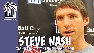 Steve Nash visits Basketball City - Hugo Boss \