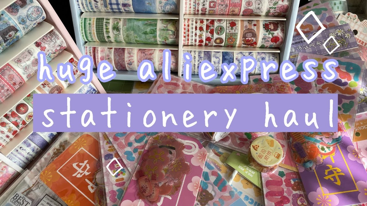 Huge Aliexpress Etsy Stationery Haul рџќ Hd April 2021 Youtube