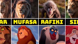 The Lion King live action vs The Lion King Cartoon