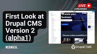 First Look at Drupal CMS Version 2 (alpha1) + Drupal Canvas