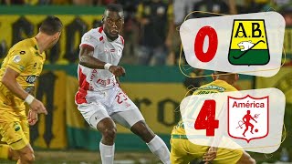 Atlético Bucaramanga 0 - 4 América de Cali ⚽ LIGA BETPLAY ⭐ LIGA COLOMBIANA (CC 3.0) - RADIO